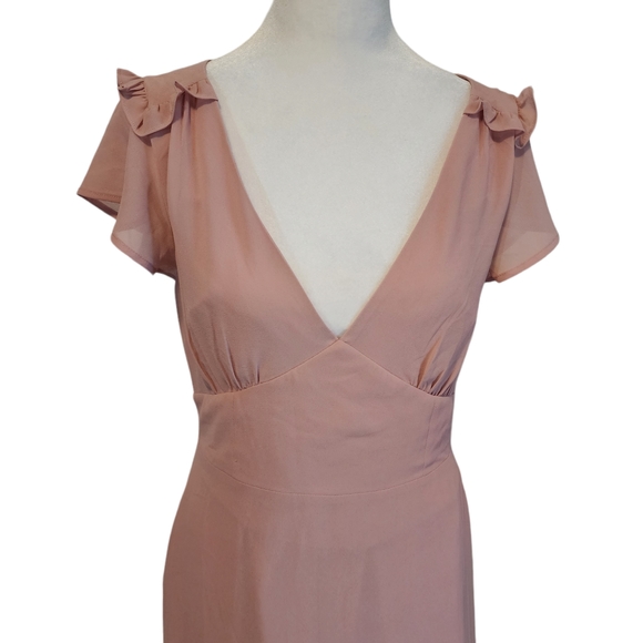 NEW ModCloth You're Flowing Places Maxi Dress in Mauve Rose - Picture 3 of 12